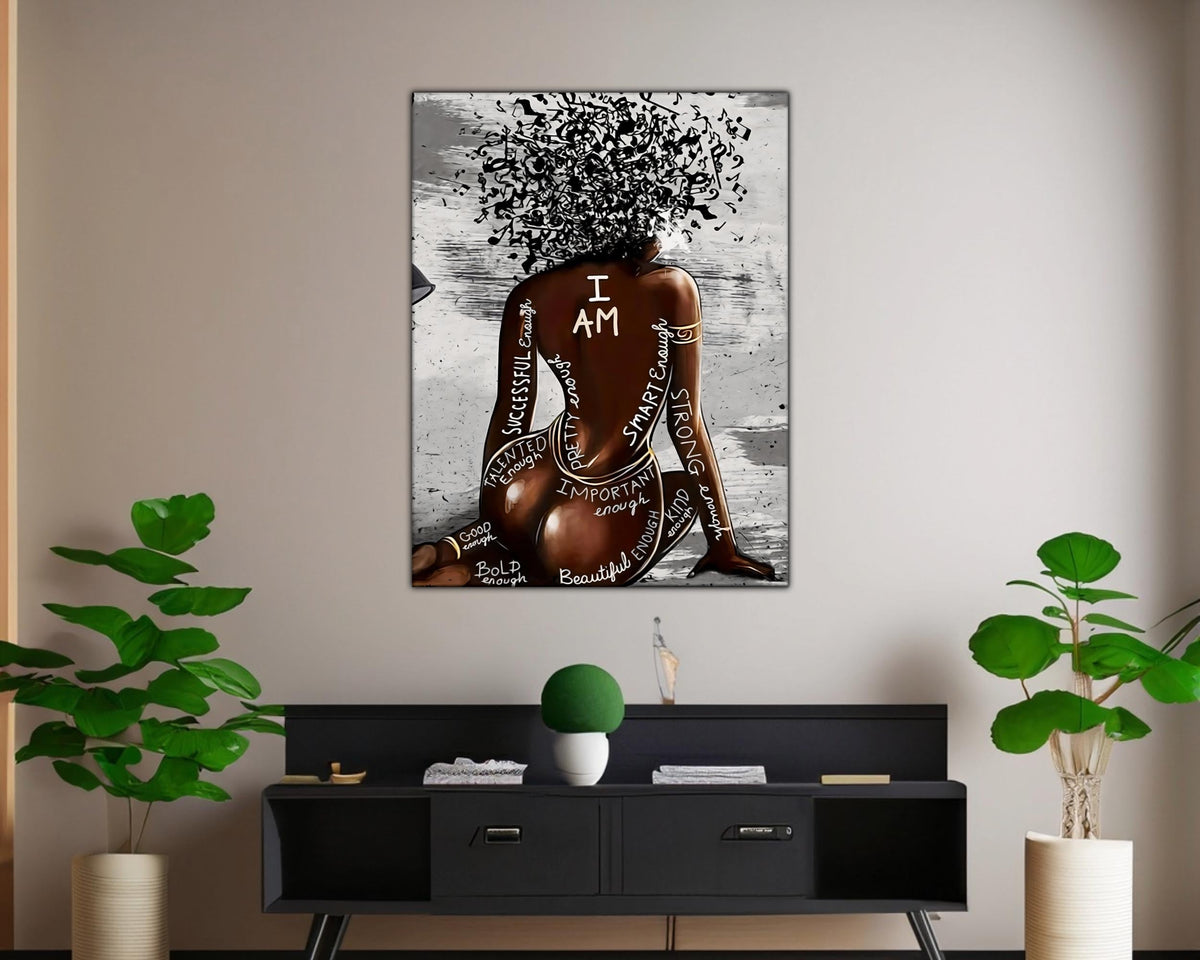 Wall Art-I AM-Canvas Printed-2