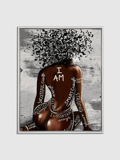 Wall Art-I AM-Canvas Printed-4