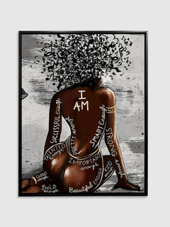Wall Art-I AM-Canvas Printed-5