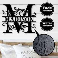 Custom Metal Wall Art - Personalized Anniversary Sign