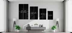 Cosmic Blue Glass Wall Art