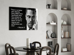 Words of Justice Glass Wall Art